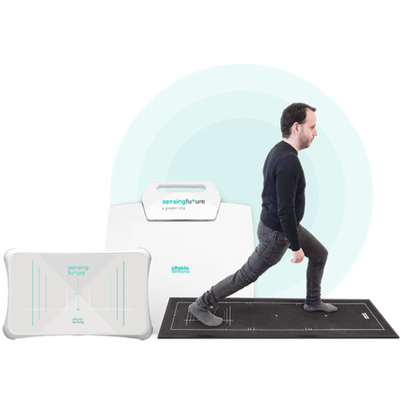 PhysioSensing Rehabilitación III MAX REHAB: Plataforma baropodométrica grande + Software Equilibrio + Software Podometría